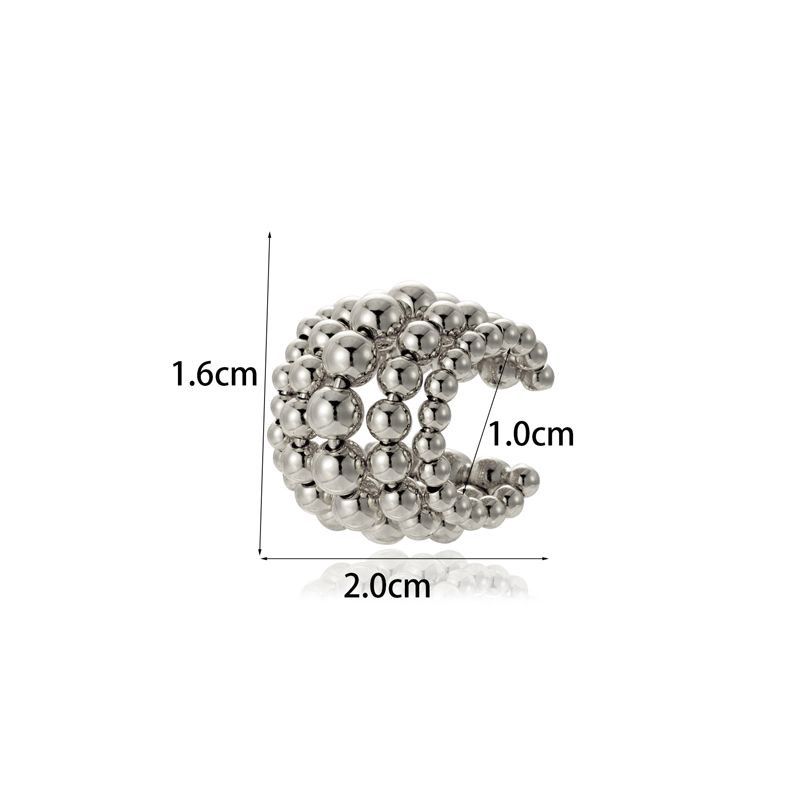 Earcuff chunky bolas - KAAr06